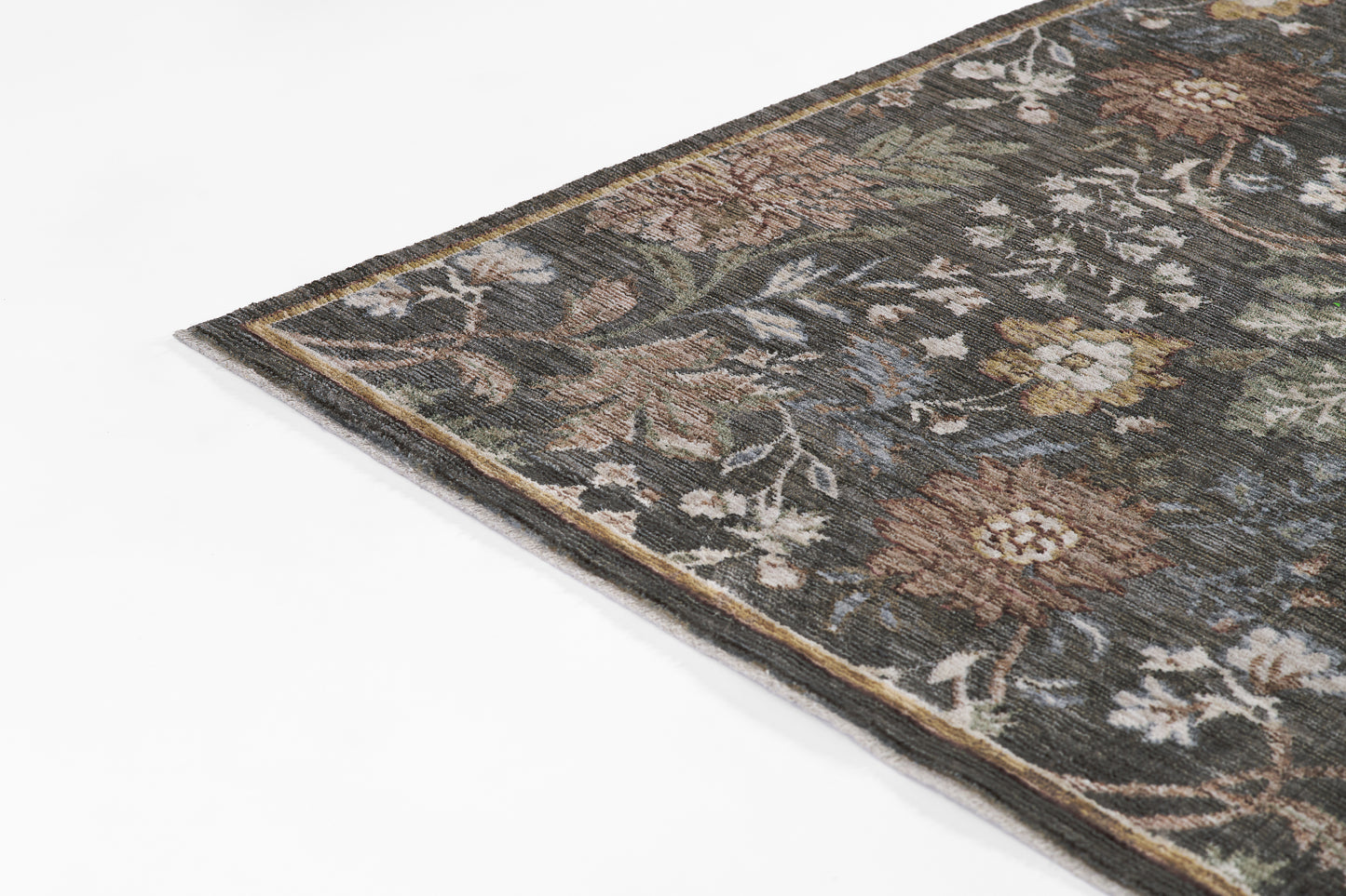 Momeni Wisteria  Charcoal  Traditional