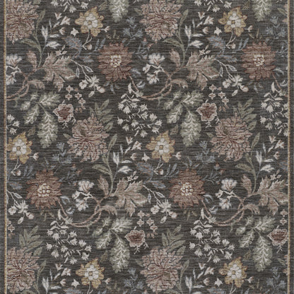Momeni Wisteria  Charcoal  Traditional