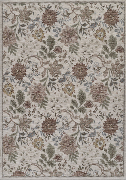 Momeni Wisteria  Ivory  Traditional