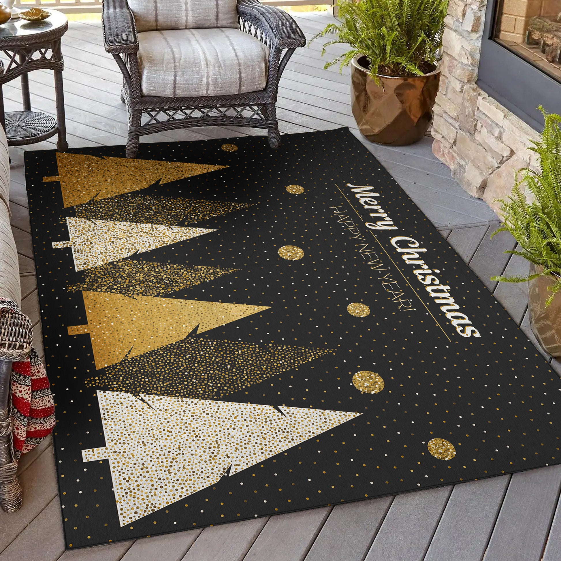 Dalyn Rugs Wonderland  Black  Holiday
