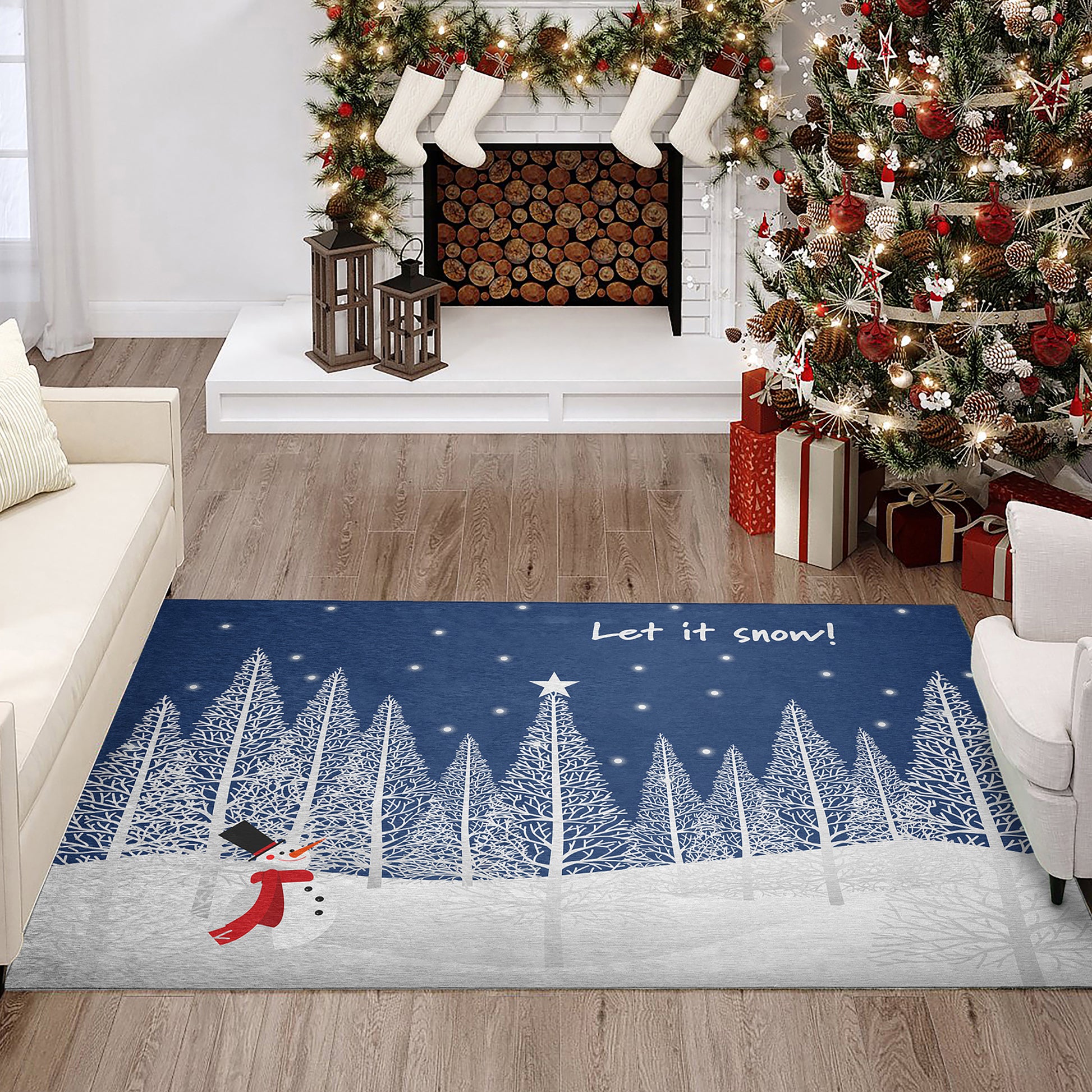 Dalyn Rugs Wonderland  Navy  Holiday