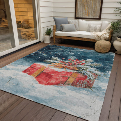 Dalyn Rugs Wonderland  Blue  Holiday