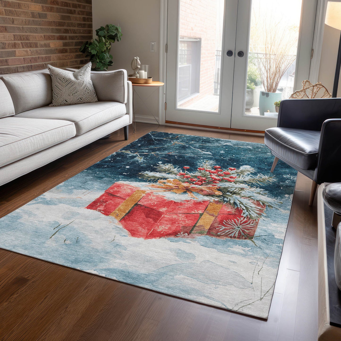 Dalyn Rugs Wonderland  Blue  Holiday