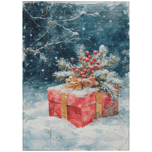 Dalyn Rugs Wonderland  Blue  Holiday
