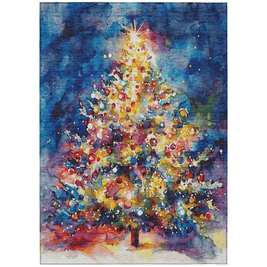 Dalyn Rugs Wonderland  Navy  Holiday