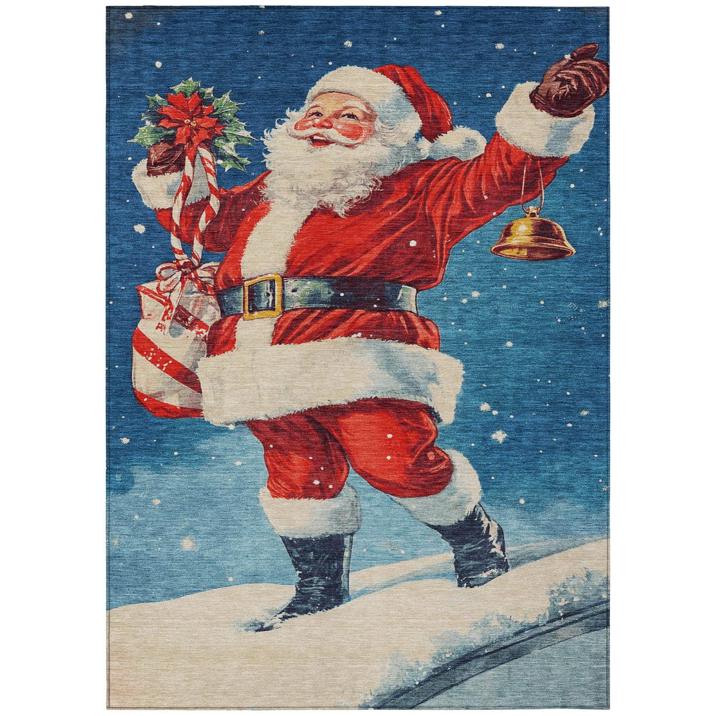 Dalyn Rugs Wonderland  Blue  Holiday