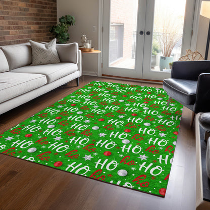 Dalyn Rugs Wonderland  Green  Holiday