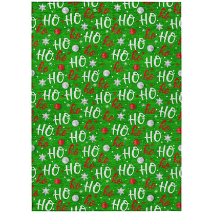 Dalyn Rugs Wonderland  Green  Holiday