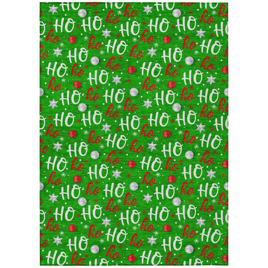 Dalyn Rugs Wonderland  Green  Holiday