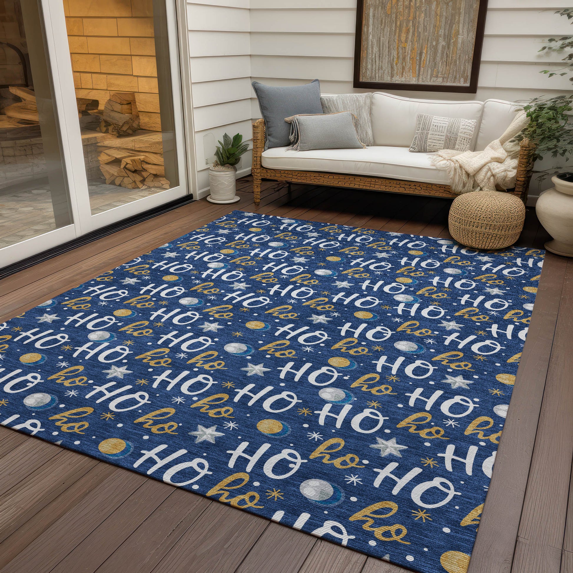 Dalyn Rugs Wonderland  Navy  Holiday