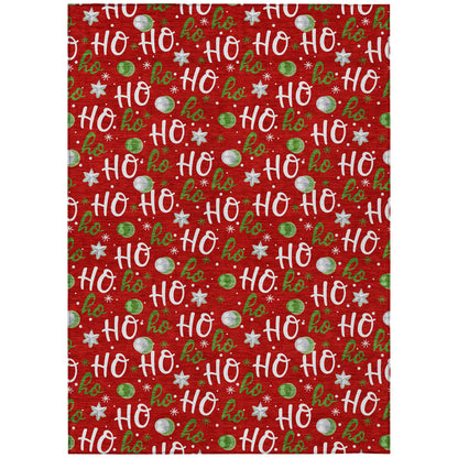 Dalyn Rugs Wonderland  Red  Holiday