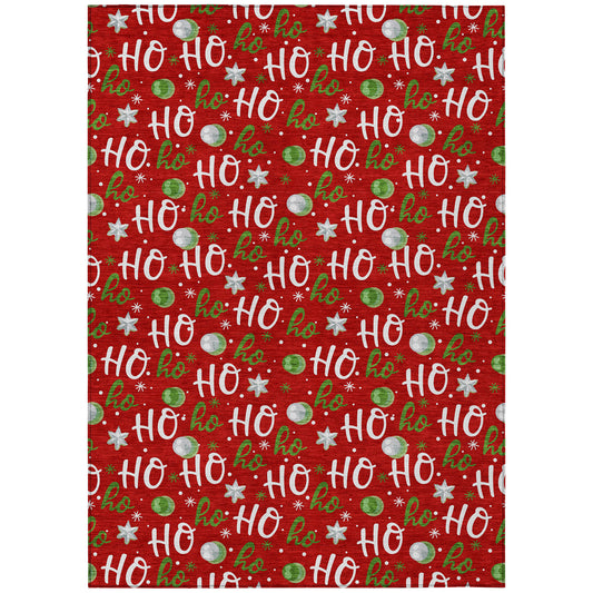 Dalyn Rugs Wonderland  Red  Holiday