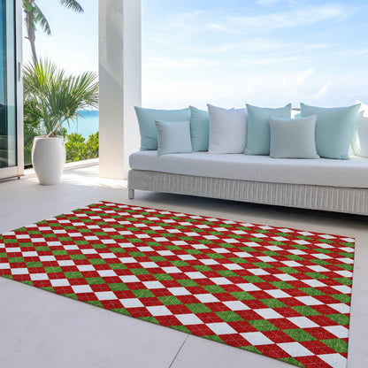 Dalyn Rugs Wonderland  Red  Holiday