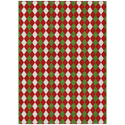 Dalyn Rugs Wonderland  Red  Holiday