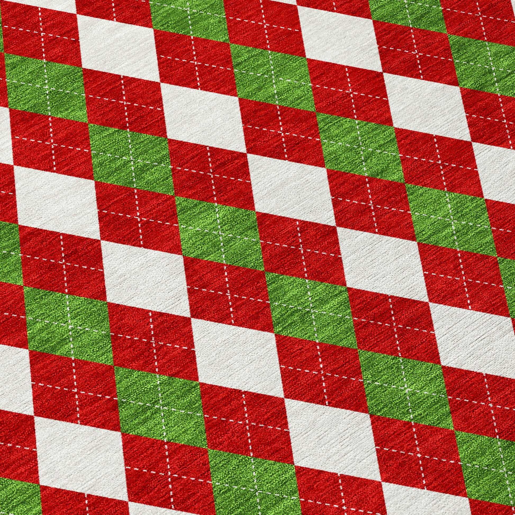 Dalyn Rugs Wonderland  Red  Holiday