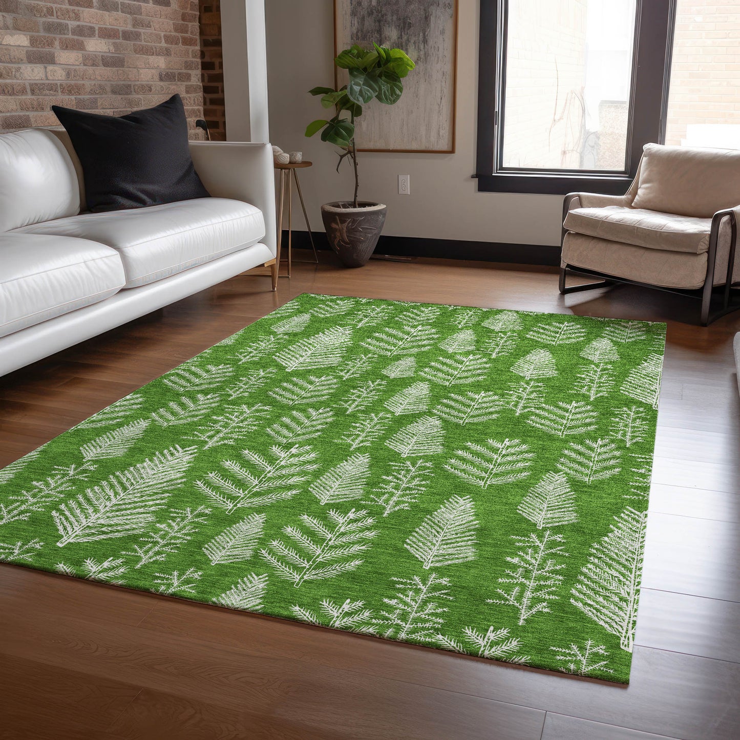 Dalyn Rugs Wonderland  Green  Holiday