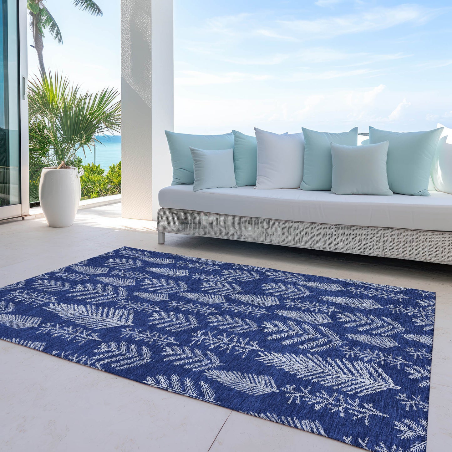Dalyn Rugs Wonderland  Navy  Holiday