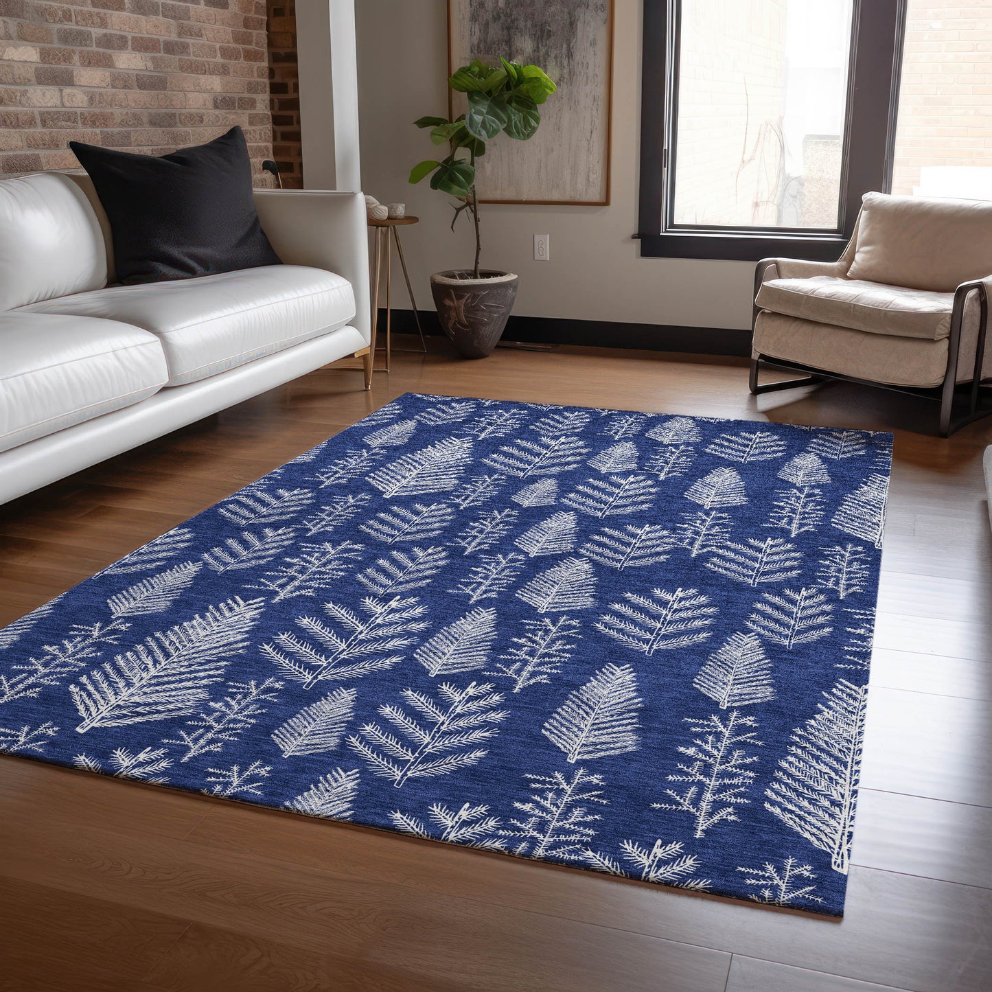 Dalyn Rugs Wonderland  Navy  Holiday