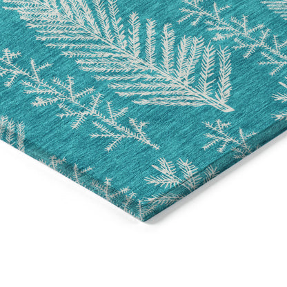 Dalyn Rugs Wonderland  Teal  Holiday