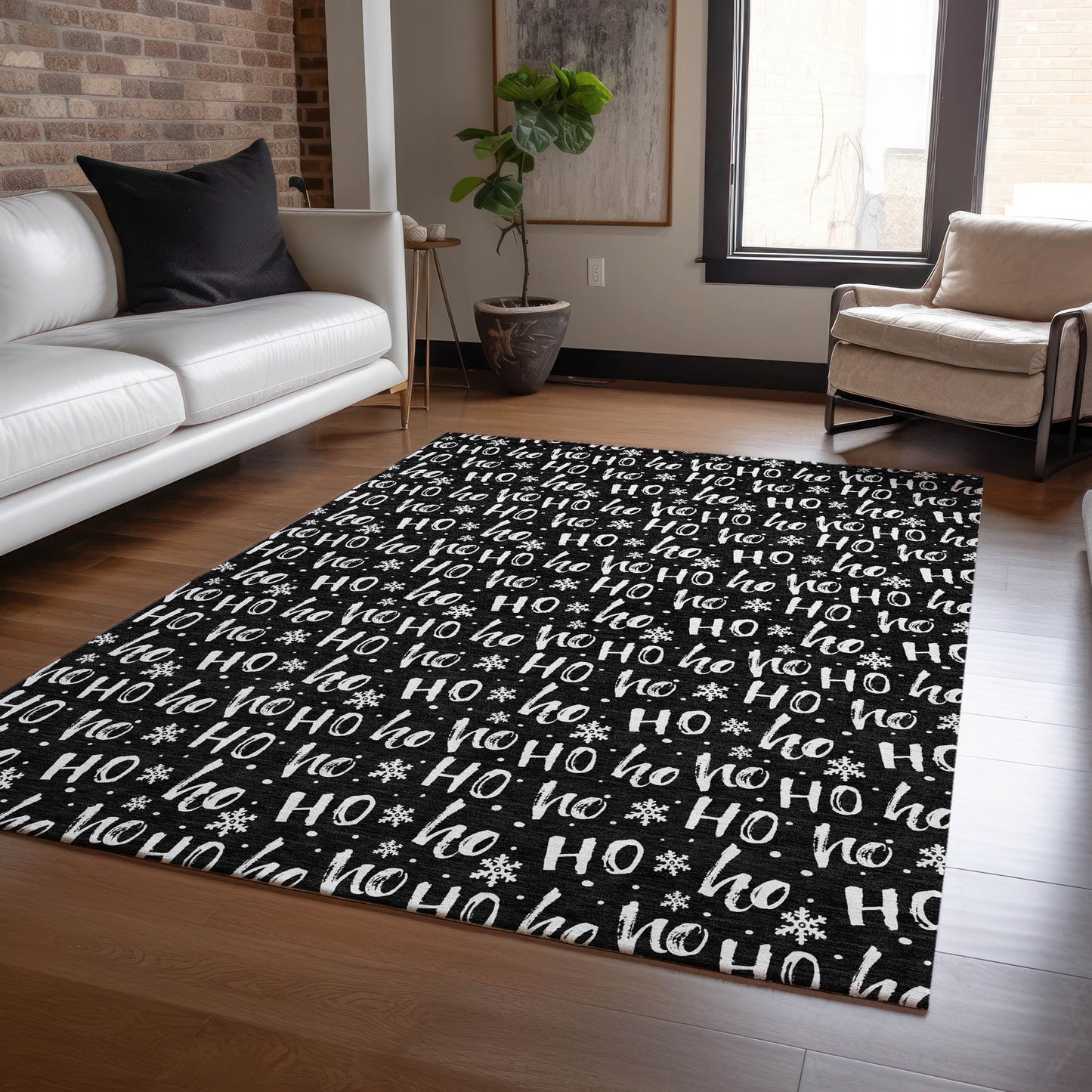 Dalyn Rugs Wonderland  Black  Holiday