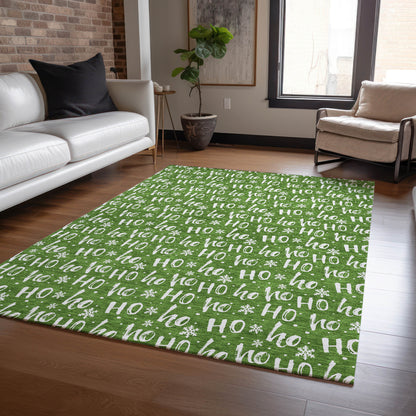 Dalyn Rugs Wonderland  Green  Holiday