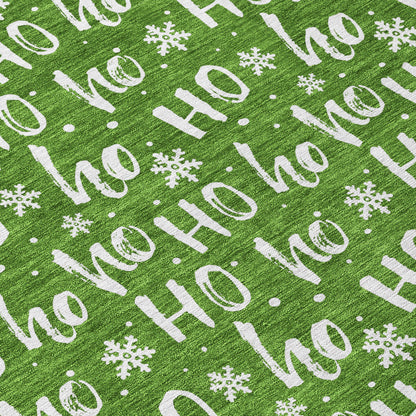 Dalyn Rugs Wonderland  Green  Holiday