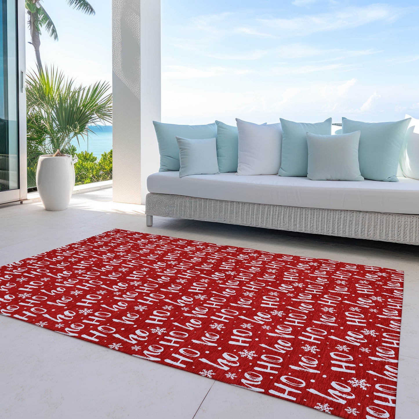 Dalyn Rugs Wonderland  Red  Holiday