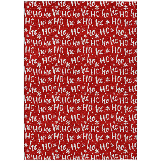 Dalyn Rugs Wonderland  Red  Holiday