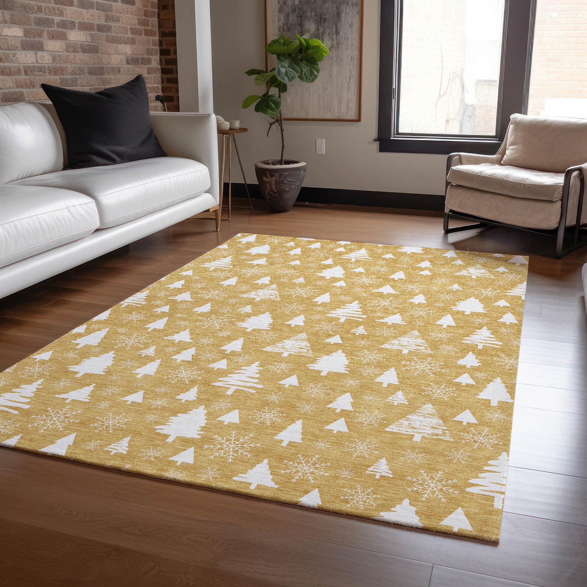 Dalyn Rugs Wonderland  Gold  Holiday