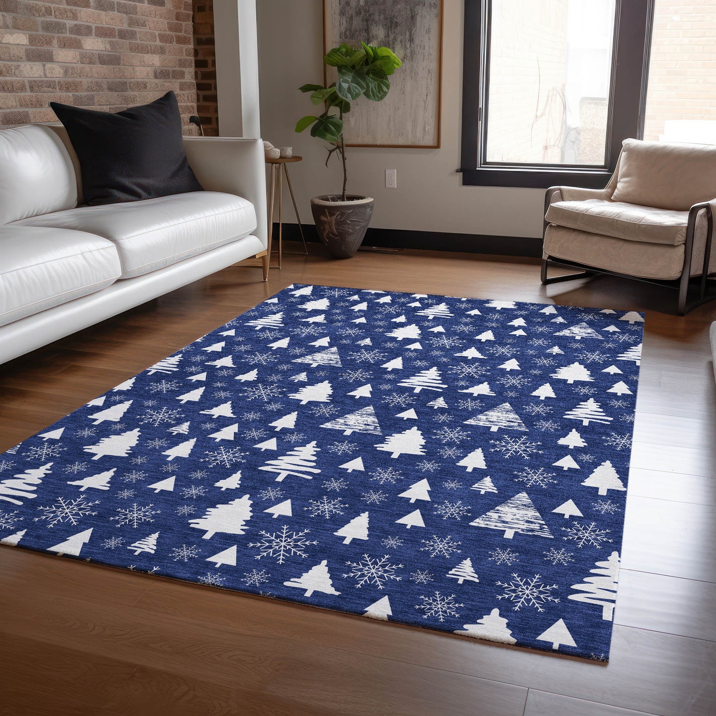 Dalyn Rugs Wonderland  Navy  Holiday