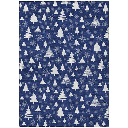Dalyn Rugs Wonderland  Navy  Holiday