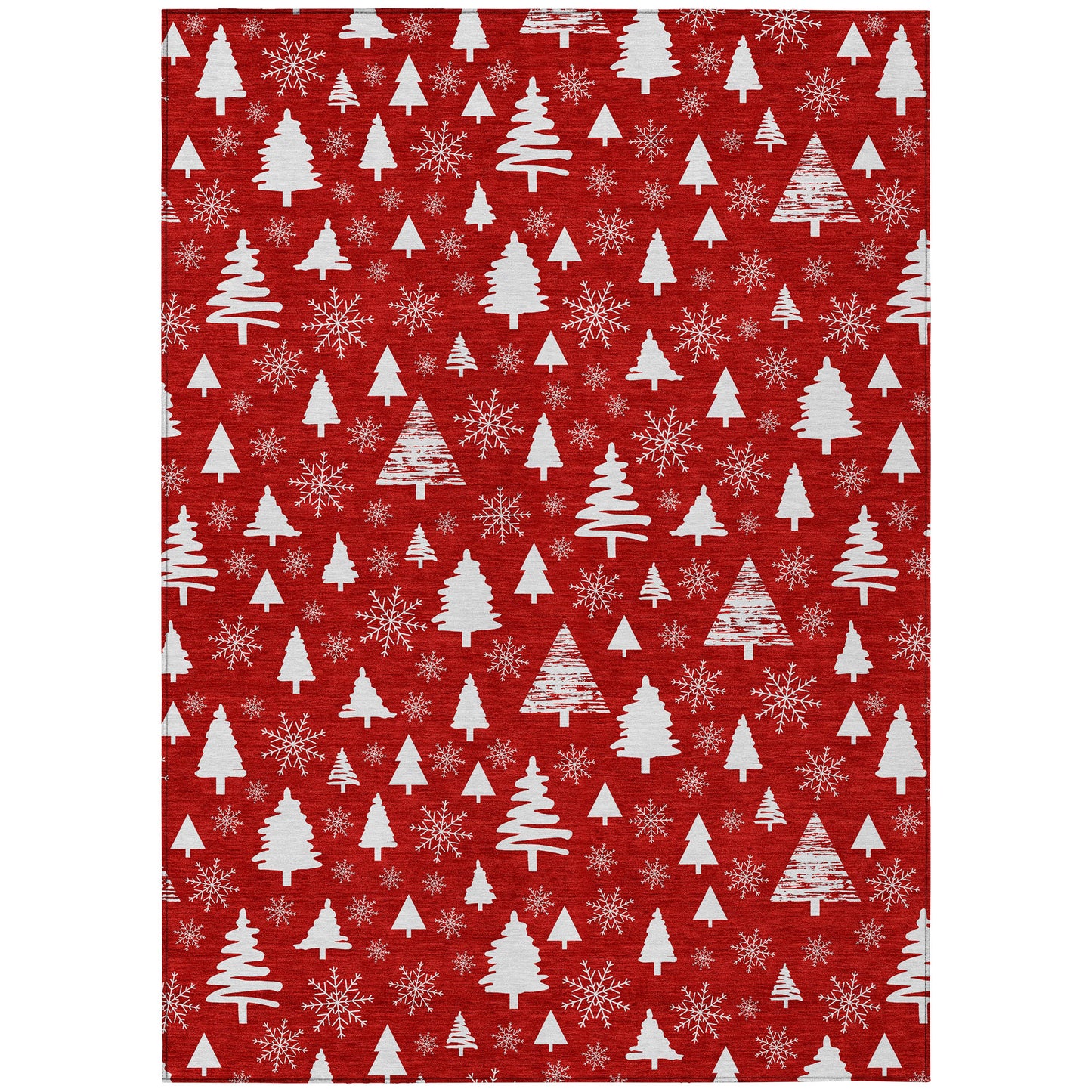 Dalyn Rugs Wonderland  Red  Holiday