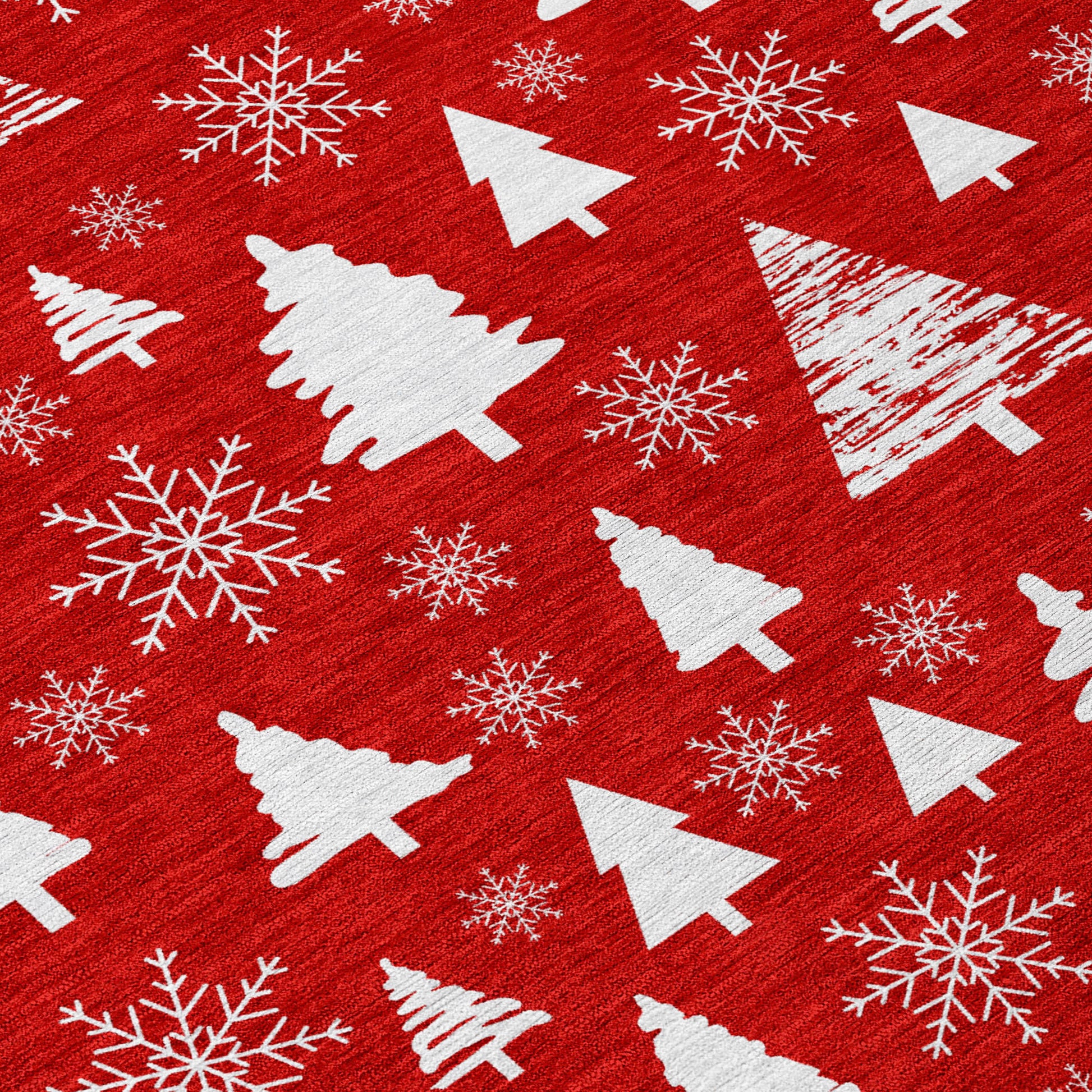 Dalyn Rugs Wonderland  Red  Holiday
