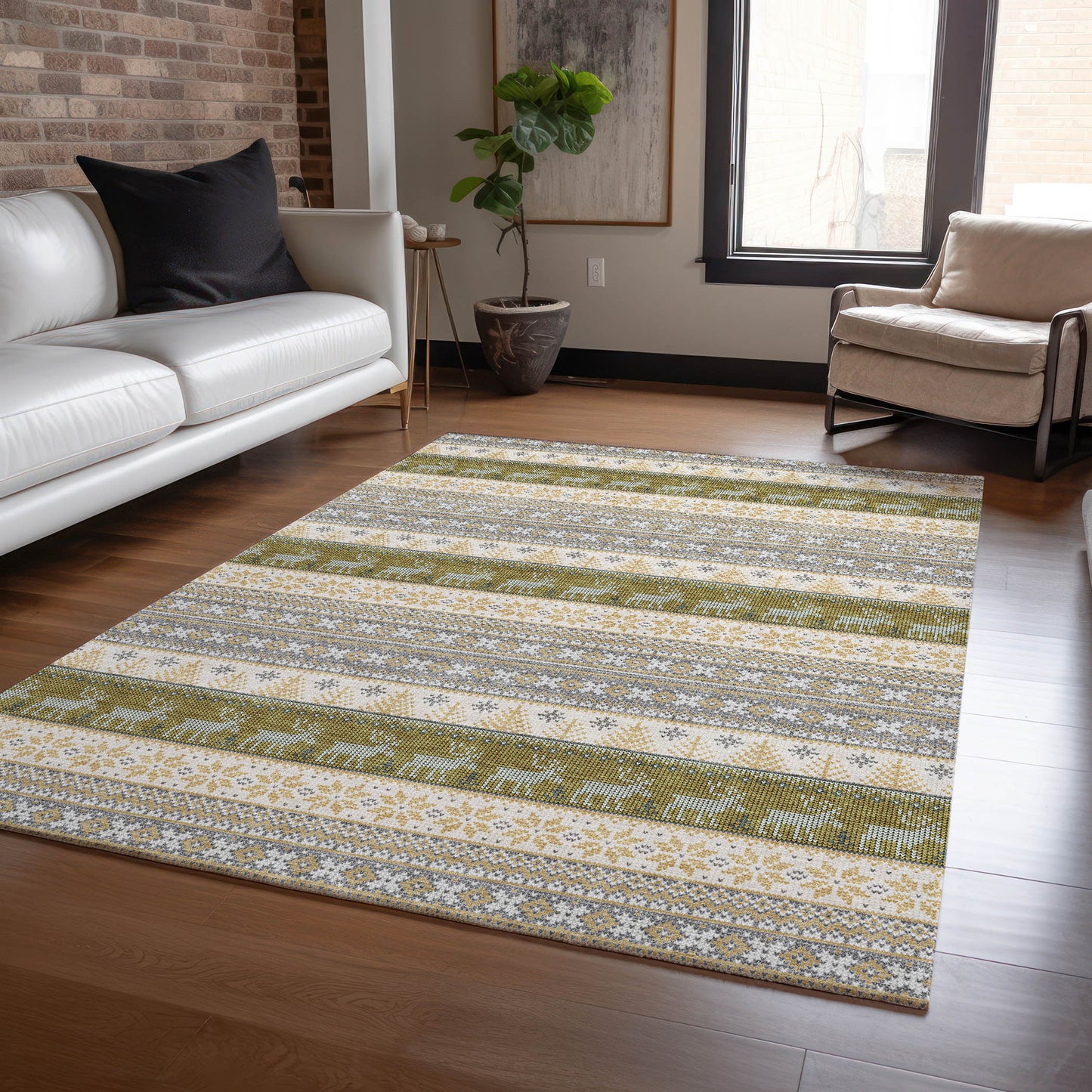 Dalyn Rugs Wonderland  Gray  Holiday