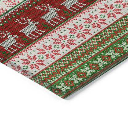 Dalyn Rugs Wonderland  Green  Holiday