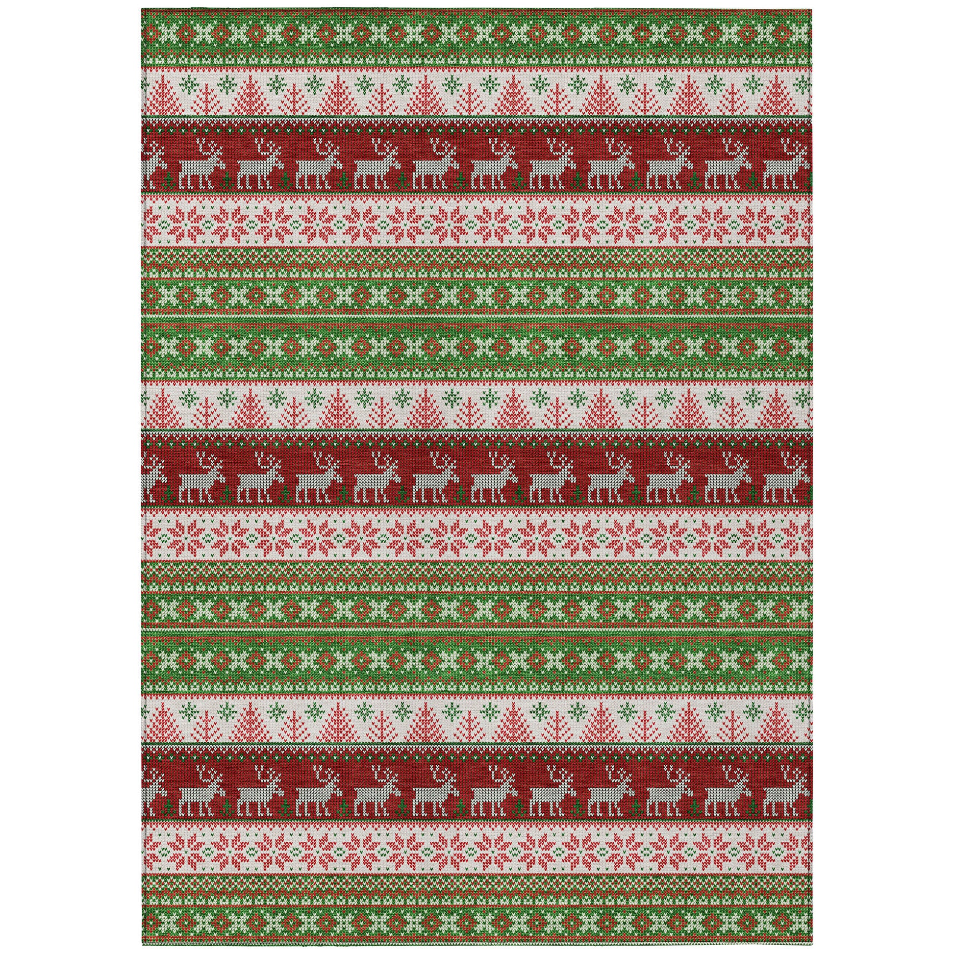 Dalyn Rugs Wonderland  Green  Holiday