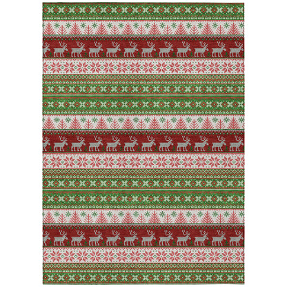 Dalyn Rugs Wonderland  Green  Holiday