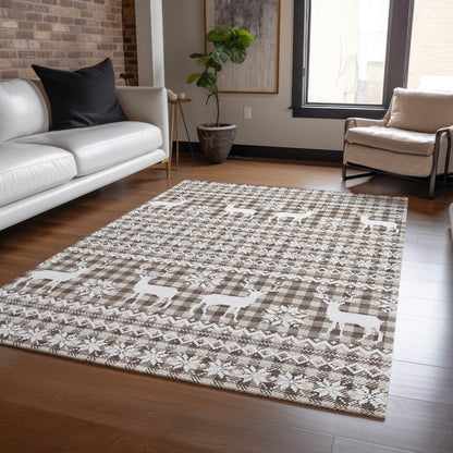 Dalyn Rugs Wonderland  Brown  Holiday