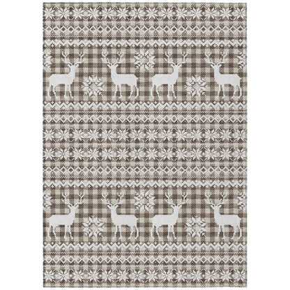 Dalyn Rugs Wonderland  Brown  Holiday