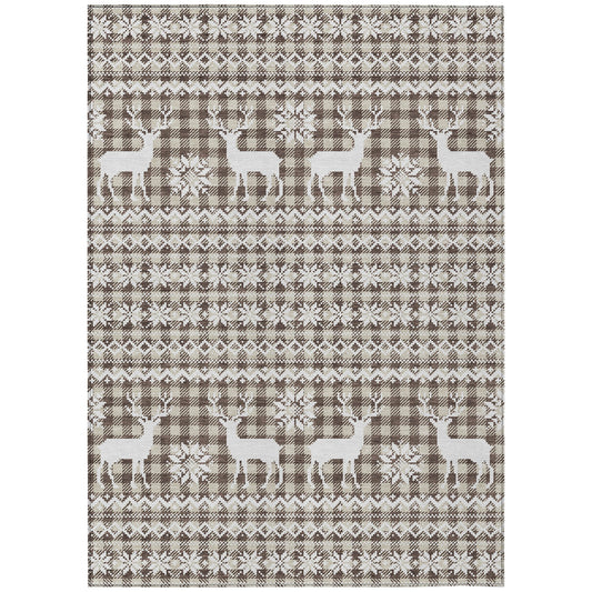 Dalyn Rugs Wonderland  Brown  Holiday