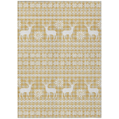 Dalyn Rugs Wonderland  Gold  Holiday