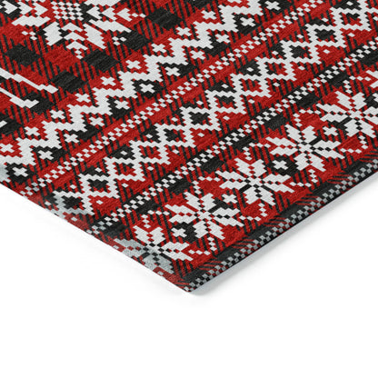 Dalyn Rugs Wonderland  Red  Holiday