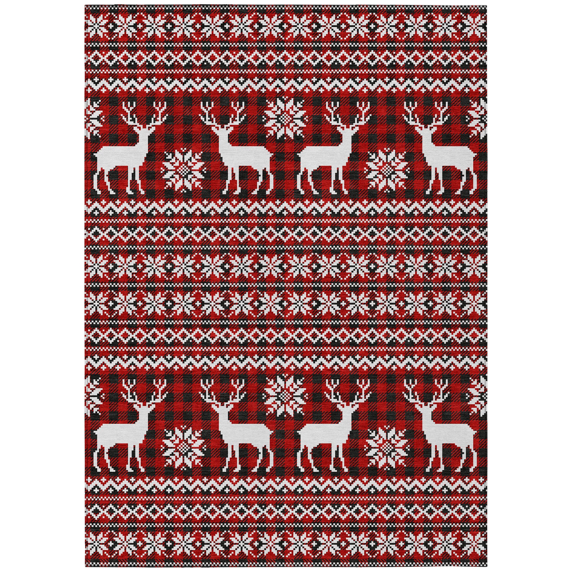Dalyn Rugs Wonderland  Red  Holiday