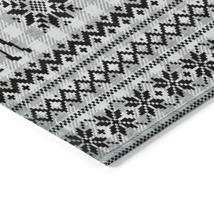 Dalyn Rugs Wonderland  Silver  Holiday