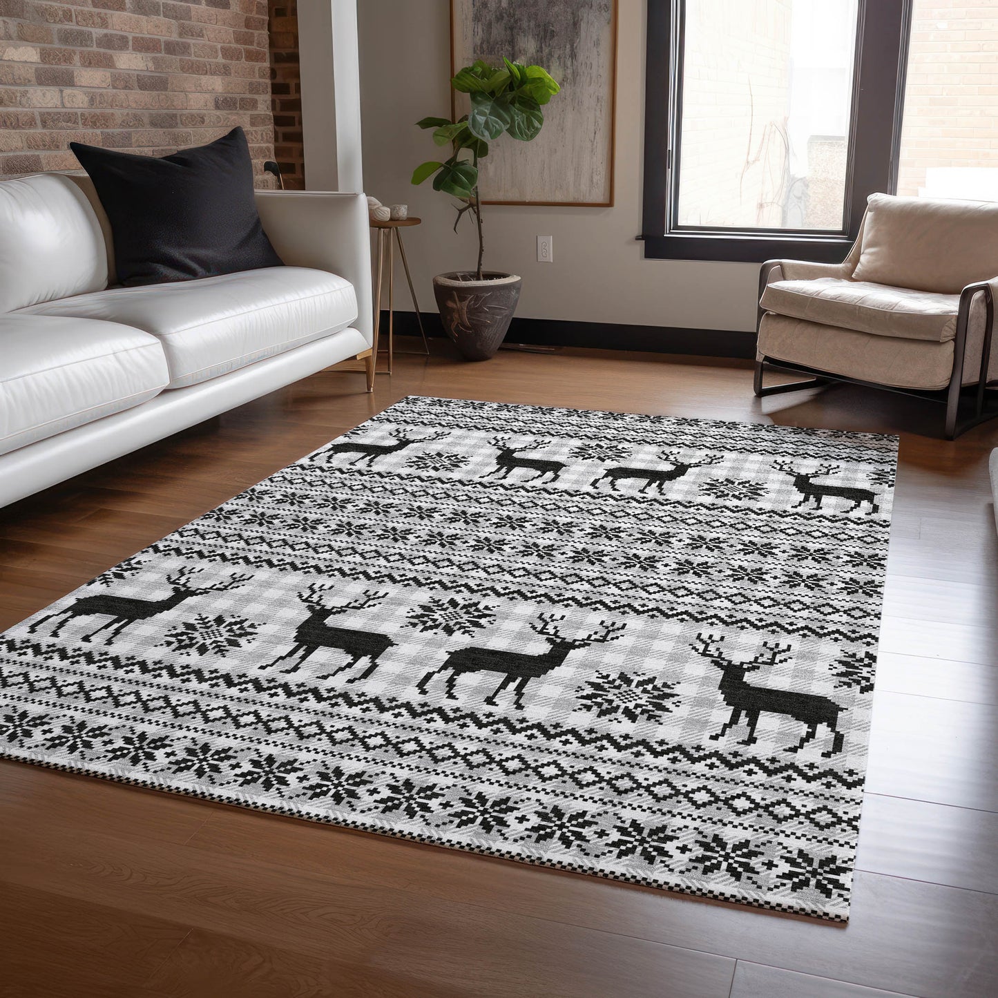 Dalyn Rugs Wonderland  Silver  Holiday