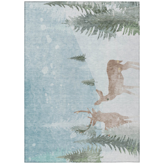 Dalyn Rugs Wonderland  Sky  Holiday