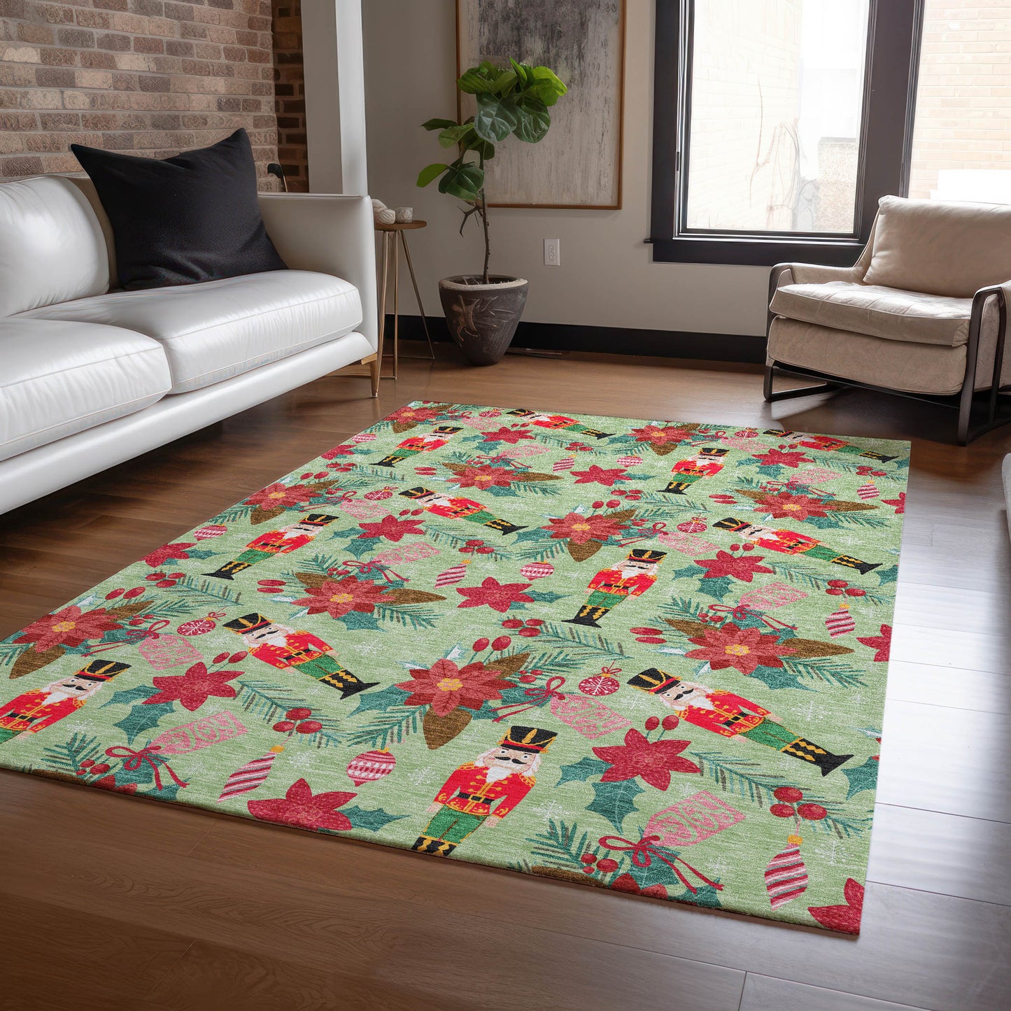 Dalyn Rugs Wonderland  Aloe  Holiday