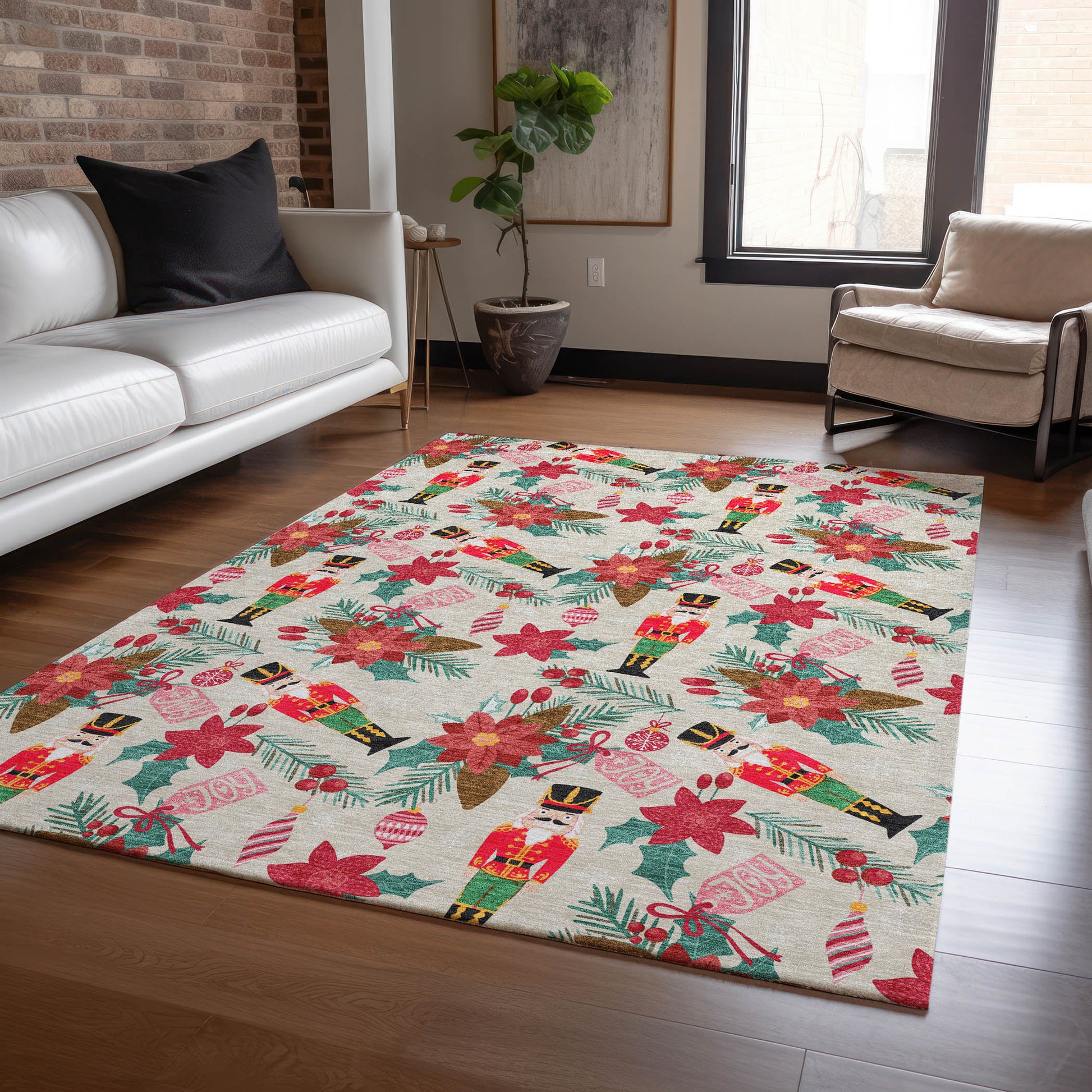 Dalyn Rugs Wonderland  Beige  Holiday