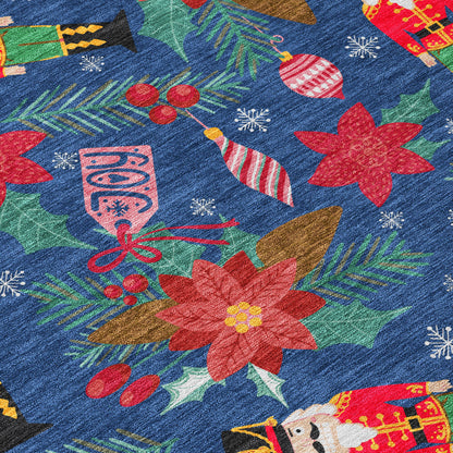 Dalyn Rugs Wonderland  Navy  Holiday