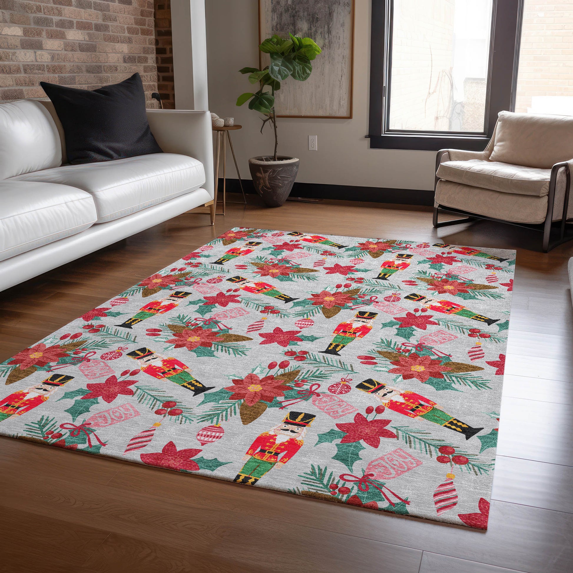 Dalyn Rugs Wonderland  Silver  Holiday